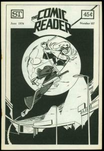 Comic Reader Fanzine #107 1974- Justine cover VG