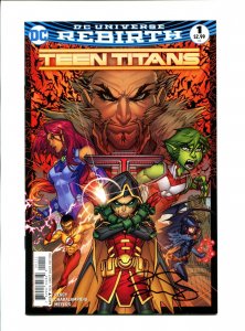 Teen Titans #1 - Signed Benjamin Percy / DC Rebirth (8.5) 2016