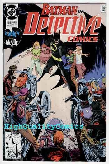 DETECTIVE #614, NM+, Batman, Alan Grant, 1990, Gotham City, more DC in store