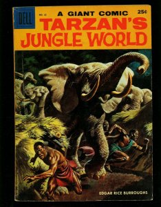 Tarzan's Jungle World -Dell Giant #25 1959-EDGAR RICE BURROUGHS-VG