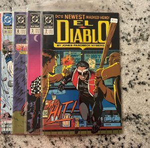 4 DC Comic Books El Diablo # 2 3 4 + Demon # 33 VF/NM Batman Joker Range RH4