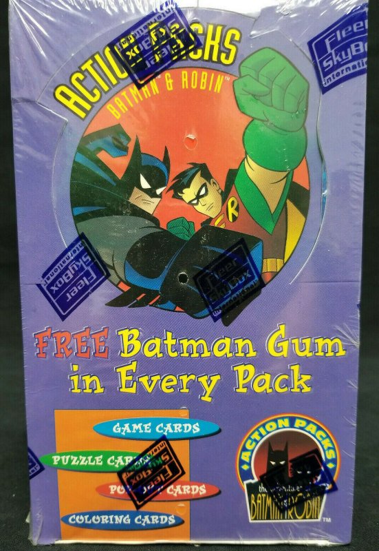 1996 Skybox DC Batman & Robin Action Pack Trading Card Pack ~ Sealed 48 CNT