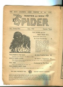 Spider 6/1943-Popular-man from Hell-P/FR