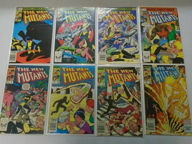 New Mutants comics lot 40 diff from:#3-85 avg 5.0 VG FN (1983-90 1st Series)