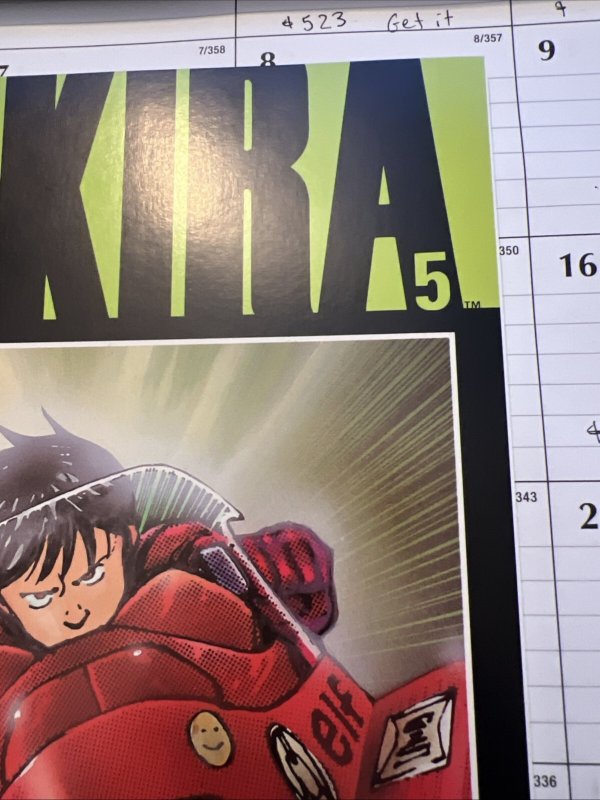 Akira #5 1st Printing Comic Book Epic Marvel Comics 1988 1989 Katsuhiro Otomo
