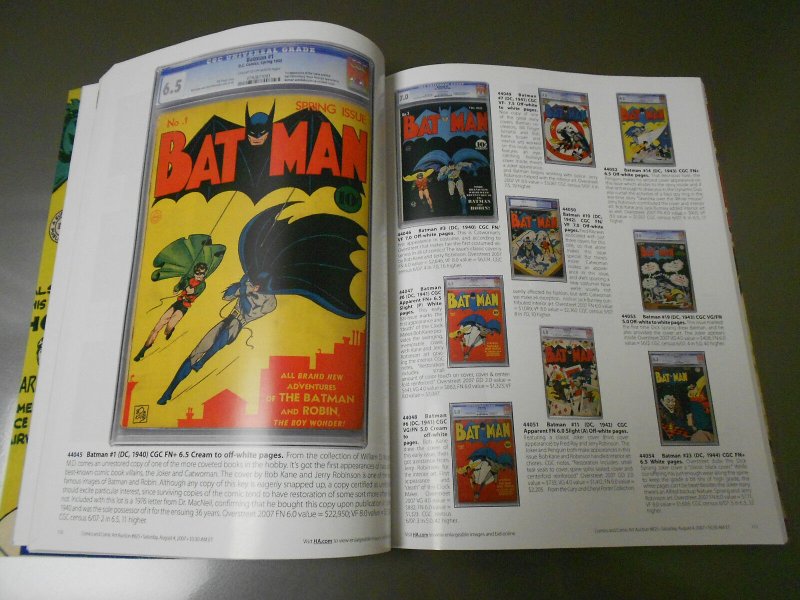 2007 Aug 2-4 HERITAGE Comics Comic Art Fantastic Frank WARREN HALL Collection