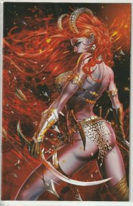 Hell Sonja #3 Dynamite Fire Virgin Variant NM Jamie Tyndall