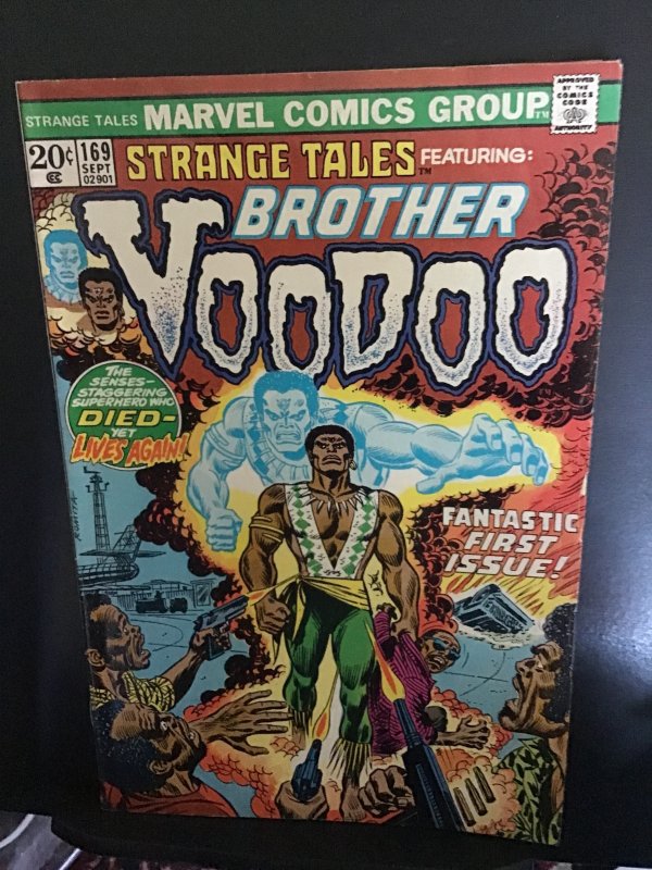Strange Tales #169 (1973) wow! First brother voodoo key! High-grade Oregon CERT!
