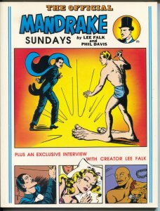 Official Mandrake Sundays 1/1989-Lee Falk-Phil Davis-B&W Sunday reprints-NM