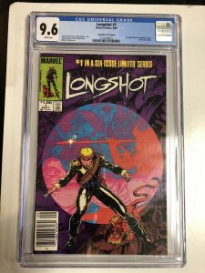 Longshot (1985) # 1 (CGC 9.6 White Pages) - CPV  - 1st App Longshot & Spiral