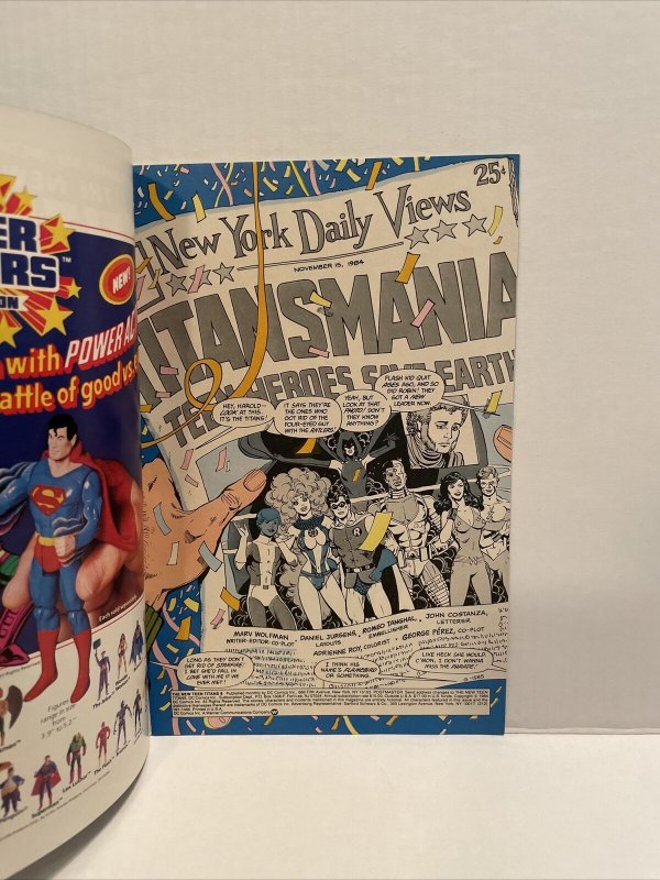 The New Teen Titans #6 1984 Series