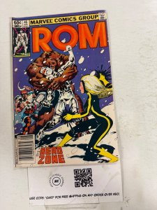Rom #45 VF-NM Marvel Comic Book Spaceknight  11 ET9
