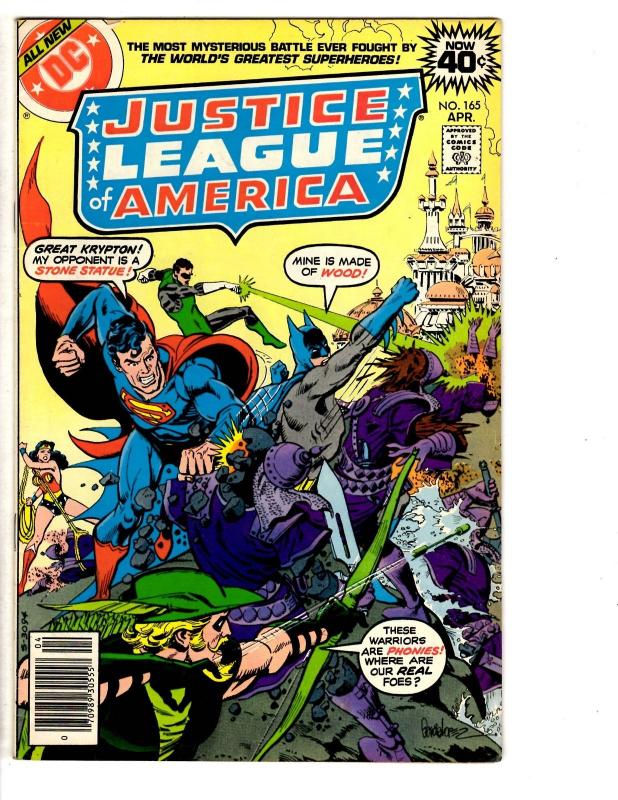 4 Justice League of America DC Comic Books #162 163 164 165 Superman Batman MS13