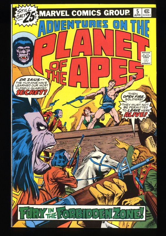 Adventures on the Planet of the Apes #5 VF+ 8.5