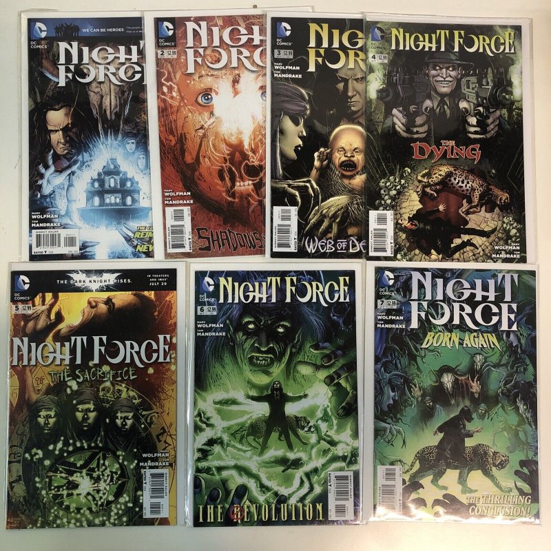 Night Force (2012) Complete Set # 1-7 (VF/NM) DC Comics