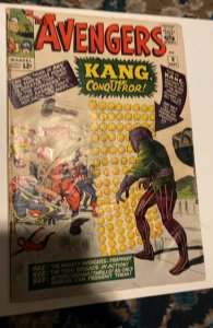 Avengers #8 flirts app of Kang - needs a press see back/front