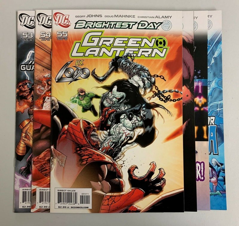 Green Lantern Brightest Day #53-58 Set (DC 2005) Geoff Johns (9.2+) 