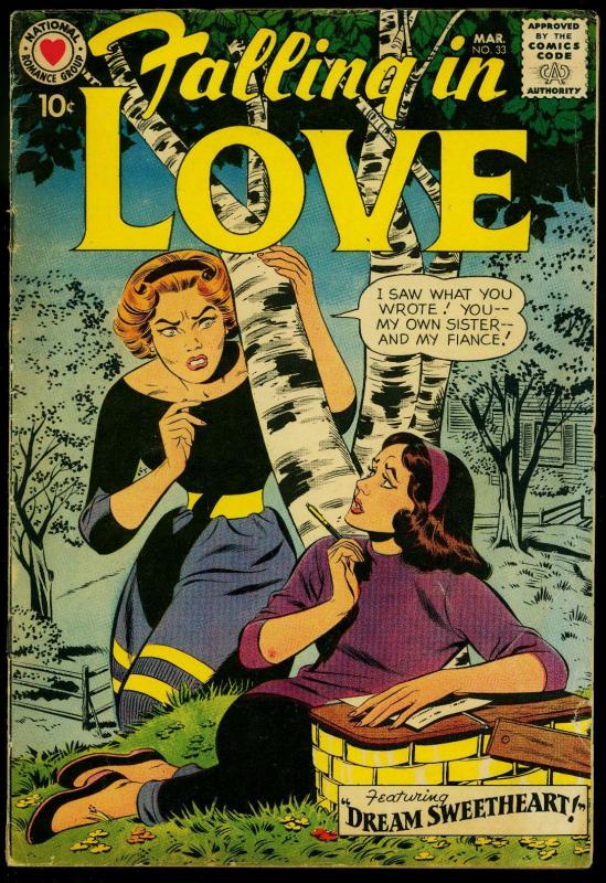 Falling in Love #33 1960- DC Romance- Dream Sweetheart VG