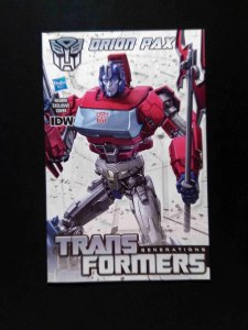 Transformers Spotlight Orion Pax #0 HASBRO  IDW Comics 2012 NM