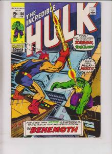 Incredible Hulk #136 FN roy thomas - herb trimpe - xeron the star-slayer 1971