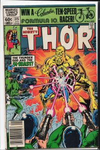 Thor #315 (1982) Thor