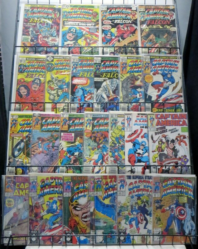 CAPTAIN AMERICA  24 diff SAMPLER 190-397! Jack Kirby, Falcon, Black Widow, FINE