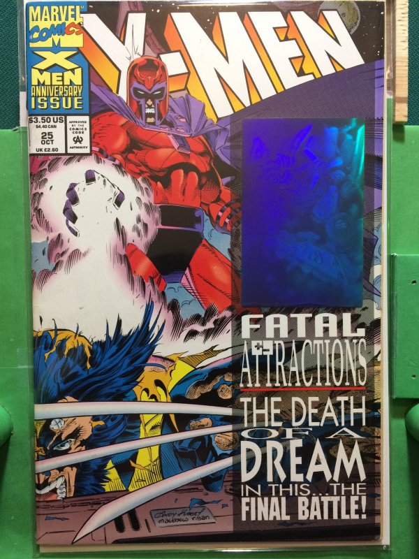 X-Men #25 Fatal Attractions Holographic Sticker