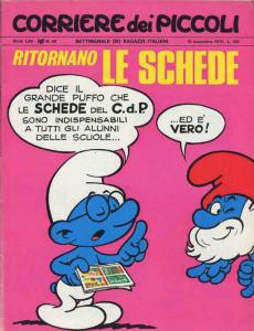Ritornano le schede