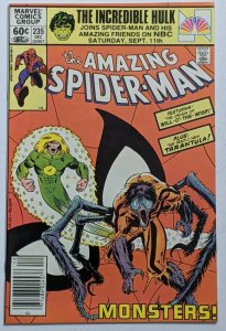 Amazing Spider-Man #235 (Dec 1982, Marvel) VF+ 8.5 Origin of Will O' The Wisp  