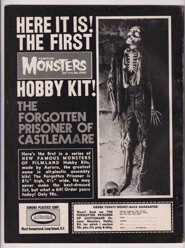 Famous Monsters Of Filmland #45 Projected Man | House Of Wax (Warren, 1967) [2]