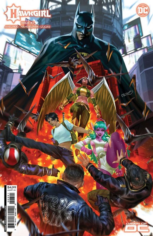 Hawkgirl (2nd Series) #3B VF/NM ; DC | Derrick Chew Variant Batman