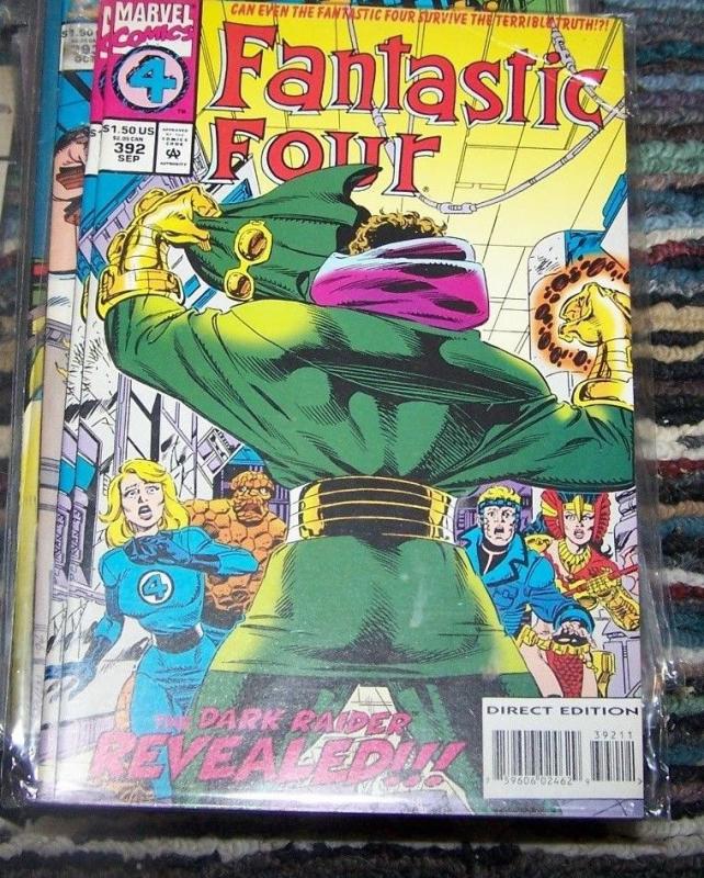 FANTASTIC FOUR  #392  1995 Marvel    dark RAIDER REVEALED REED RICHARDS