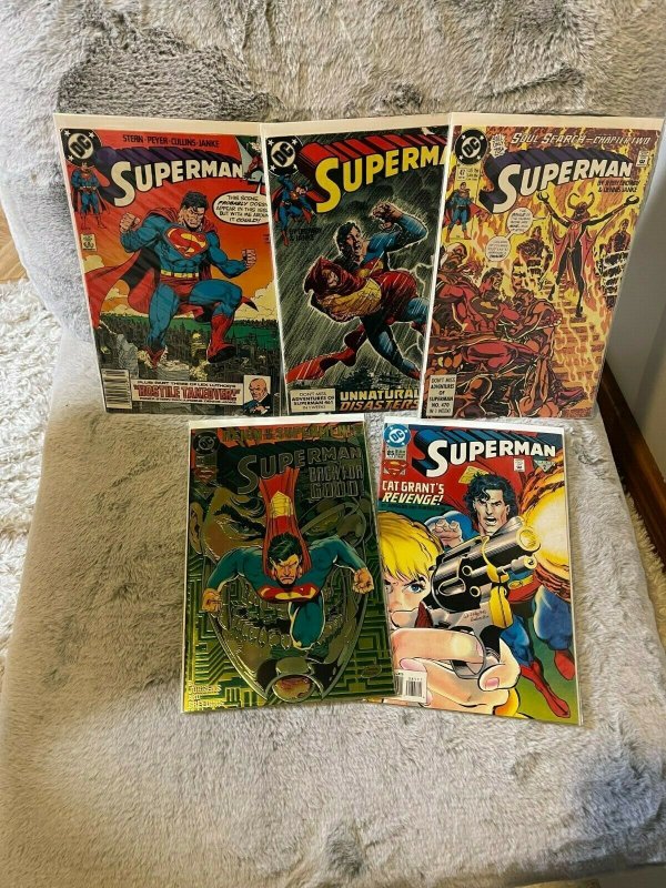 Lot of 5 Books DC Comics Superman Vol. 2 (1987) #31 38 47 82 85