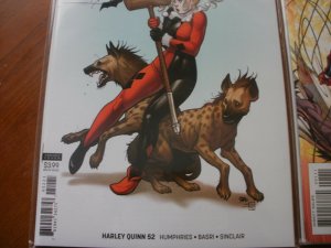 2 DC Comics HARLEY QUINN Comic Book: #52 (Variant) & APRIL FOOL'S SPECIAL #1