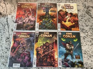 Lot Of 6 King Conan Marvel Comic Books # 1 2 3 4 5 6 NM 1st Prints 9 J432