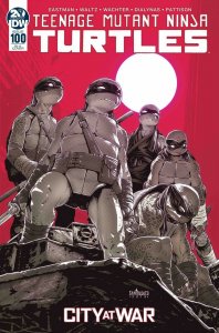 (2019) Teenage Mutant Ninja Turtles TMNT #100 1:10 SANTOLOUCO Variant Cover