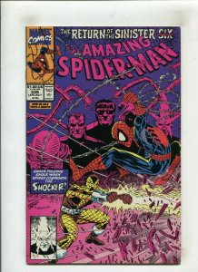 AMAZING SPIDER-MAN #335 (9.2) VILLAINS!! 1990