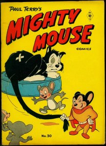 Mighty Mouse #30 1952- St John Golden Age- Paul Terry FN-