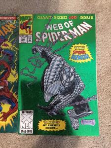 Web Of Spider-Man 98  99 & 100  VF+/NM Nightwatch