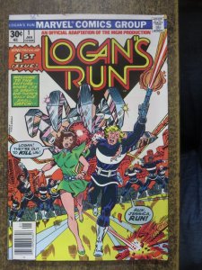 LOGANS RUN 1 G-VG Jan. 1977 COMICS BOOK