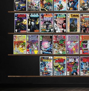 Huge Lot 150+ Comics with Silver Surfer, The Punisher, The Avengers & More!