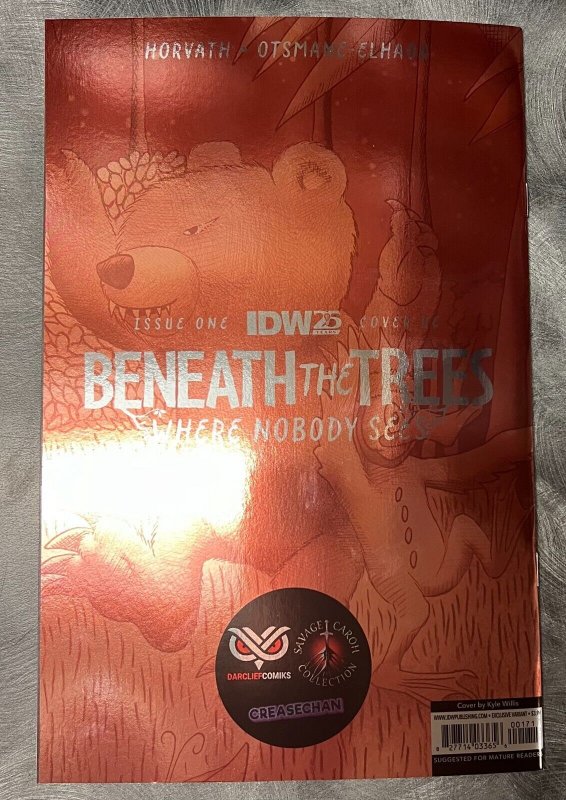 Beneath The Trees Where Nobody Sees #1 2024 Kyle Willis Foil LTD 500 IDW EB40