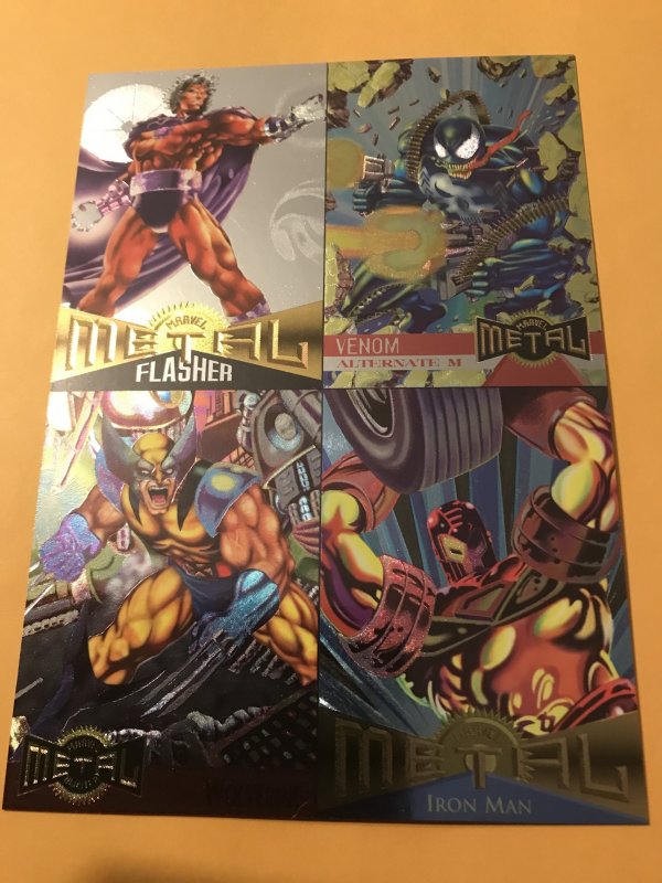 WOLVERINE Promo Card _ 1995 Marvel METAL "The Dawn of the Metal Age" 