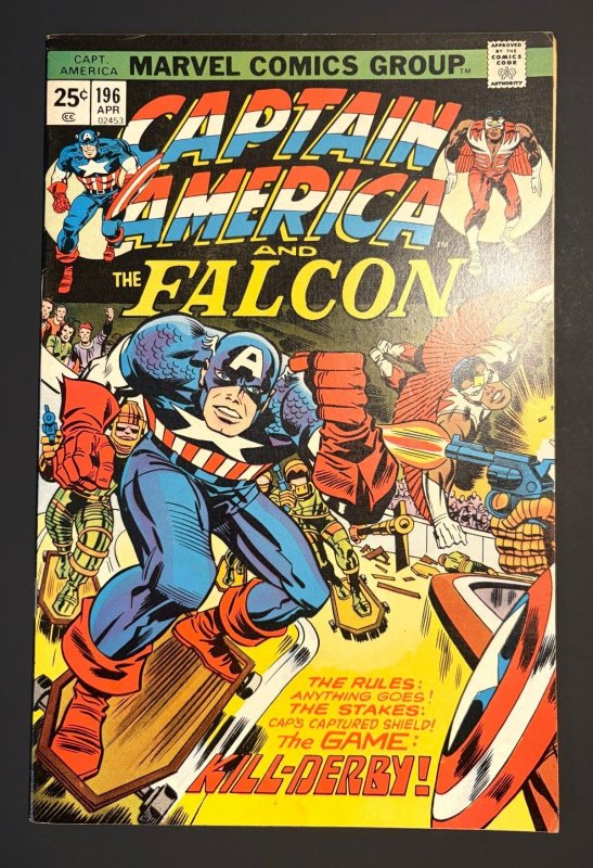 Captain America #196, #197 (SET) ( 8.0 VFN ) Jack Kirby is BACK! 1976