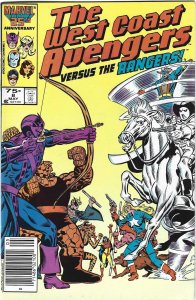 West Coast Avengers #8 Newsstand Edition (1986)
