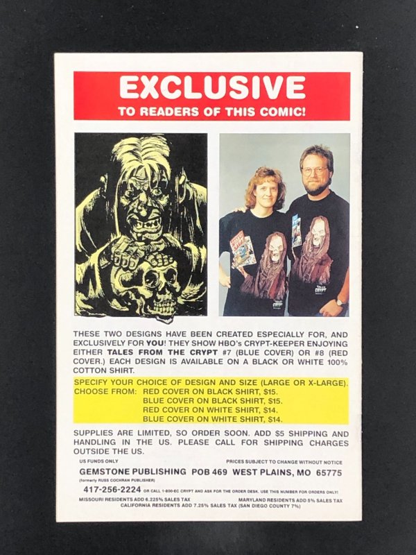 Weird Science #14 (1995) Gemstone Publishing Version