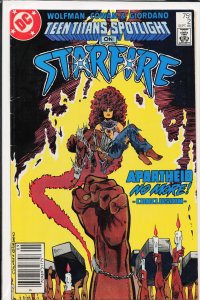 Teen Titans Spotlight #2 (1986) Starfire