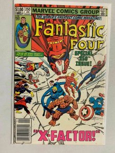 Fantastic Four #250 featuring X-Men Newsstand 8.0 VF (1983)