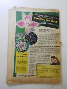 Exciting Comics #35 (1944) GD+ Condition cover detached