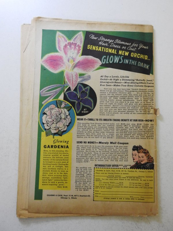 Exciting Comics #35 (1944) GD+ Condition cover detached